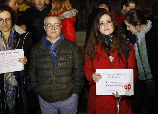 Blanca Pou durante la concentracin periodstica de Mallorca. Foto: Isaac Buj/Europa Press
